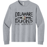 Delaware Ducks Youth 6-Ounce Heavyweight Long Sleeve Tee