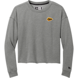 Chelsea Chiefs New Era Ladies Tri-Blend Fleece Crop Crew