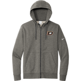 Danbury Hat Tricks Nike Club Fleece Sleeve Swoosh Full-Zip Hoodie