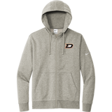 Danbury Hat Tricks Nike Club Fleece Sleeve Swoosh Full-Zip Hoodie