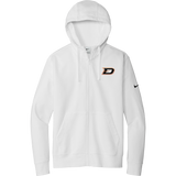 Danbury Hat Tricks Nike Club Fleece Sleeve Swoosh Full-Zip Hoodie