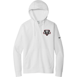 Scary Badgers Nike Club Fleece Sleeve Swoosh Full-Zip Hoodie
