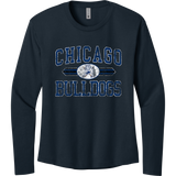 Chicago Bulldogs Women's Cotton Relaxed Long Sleeve Tee