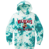 Jersey Shore Wildcats Youth Crystal Tie-Dye Pullover Hoodie
